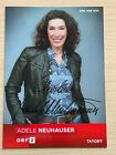 Adele Neuhauser Tatort Autogrammkarte original signiert #S4104