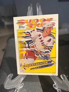 Brian Leetch 1995-96 Topps Super Skills #19 New York Rangers - Imagen 1 de 2
