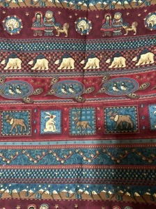 "Northern Lights" Fabric Kitty Kerner Designs Benartex Alaska Wildlife 2 Yards - Picture 1 of 15