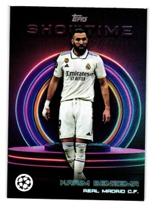 Topps Showtime 2022/23 Club Competitions UCC Real Madrid Karim Benzema - Picture 1 of 2