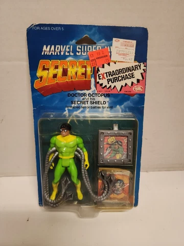 Vintage 1984 Mattel Secret Wars Doctor Octopus Action Figure NIP Cover