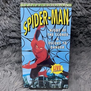 Spider-Man Night of the Clones & Escort to Danger VHS Tape 1997 Brand New SEALED - Picture 1 of 7