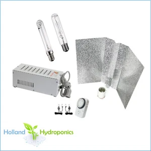 250/400/600/1000W MAGNETIC BALLAST + HPS/MH LAMP + Batwing Reflector Light Kit - Picture 1 of 9