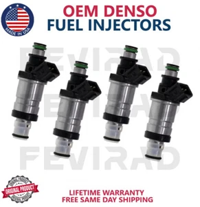 OEM Keihin 4 FUEL INJECTORS FOR 1996-2001 Acura CL Integra EL 1.6L 1.8L 2.3L I4- - Picture 1 of 6