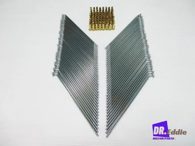 Fit YAMAHA YZ250 YZ360 A/B/C YZ400 F & R SPOKE SET GOLD NIPPLES 72Pcs.  *BI5410* Foto 1 de 4