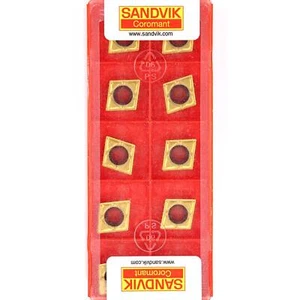10 insertos de giro de carburo recubiertos de torno CNC SANDVIK CMT 09T304-WF - grado 1025 - Imagen 1 de 10