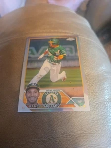 2023 Topps Chrome Baseball Ramon Laureano Oakland Athletics Refractor #116 - Picture 1 of 2