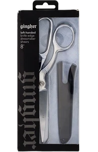 Gingher Left-Handed Knife-Edge Dressmaker Shears 8" Scissors w/Sheath - Picture 1 of 5