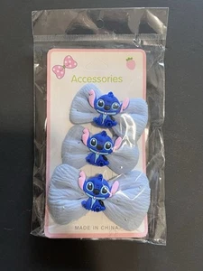 STITCH LILO & Stitch 3er Pack Haarspangen Nagelneu Originalverpackt - Bild 1 von 4