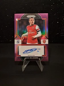 Jack Wilshere Auto #/25 SP Purple Prizm Arsenal Panini Prizm 22/23 - Picture 1 of 2