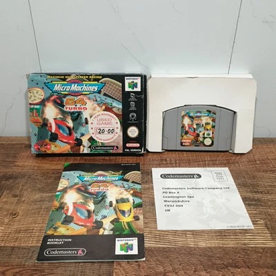 Micro Machines 64 Turbo N64 PAL Boxed with Manual CIB - Image 1 of 4