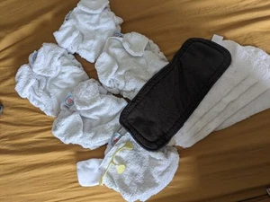 Easy Peasy Bimble Newborn Reusable Washable Nappies 7-15lbs x 5 - Picture 1 of 6