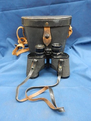 Винтажный бинокль Bausch & Lomb 8x30 с кожаным чехлом Rochester NY 1930 - Изображение 1 из 4