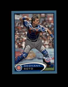 2012 Topps Opening Day #176 Geovany Soto SN Chicago Cubs Blue #/2012 - Picture 1 of 2