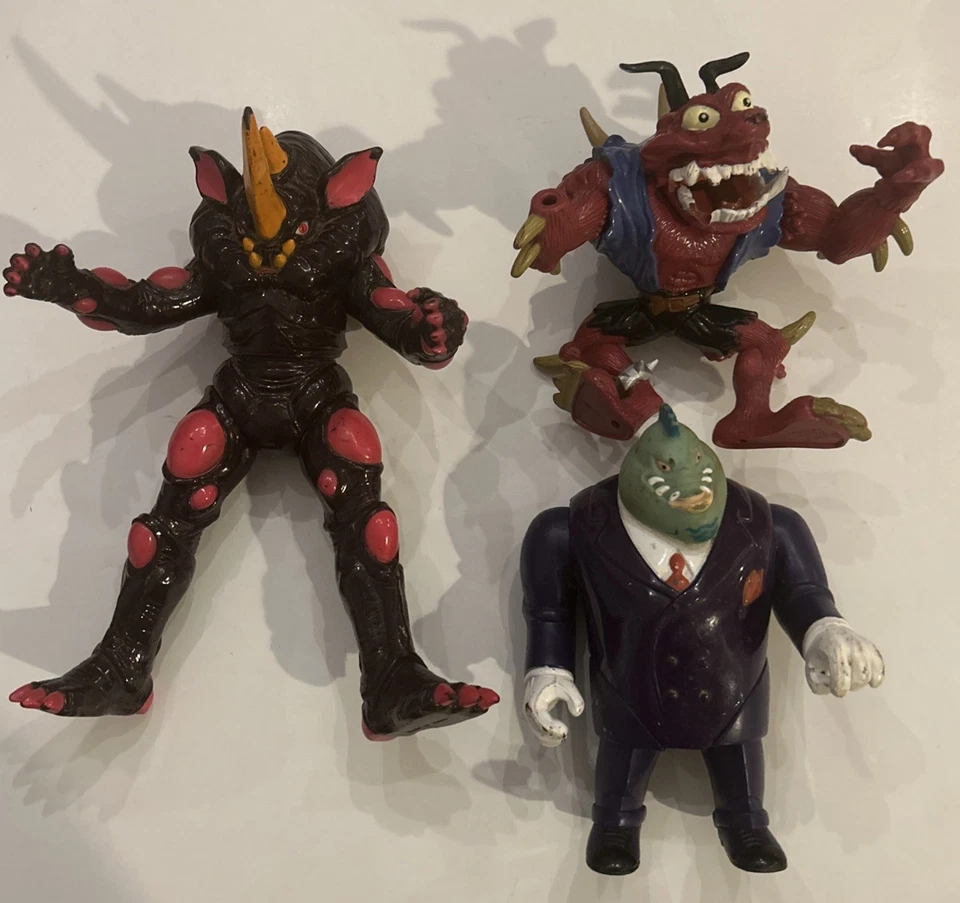 Vintage 90s Figure Lot: Earthworm Jim, Biker Mice, Power Rangers Alien Lot Foto 1 de 4