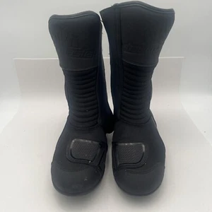 Used Tourmaster Solution Air V2 Mens Motorcycle Boots Black US/ 10 EU 44 - Picture 1 of 16