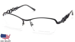 NEW PRODESIGN DENMARK 5142 c.6031 BLACK EYEGLASSES FRAME 55-17-135 B34mm Japan - Picture 1 of 12