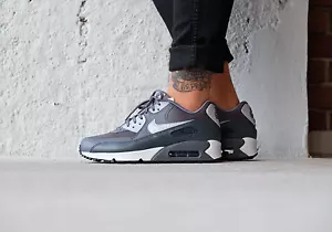 Nike Air Max 90 Essential Dark grey/Wolf grey-Anthracite 616730-030 Wmn Sz 9 - Picture 1 of 9