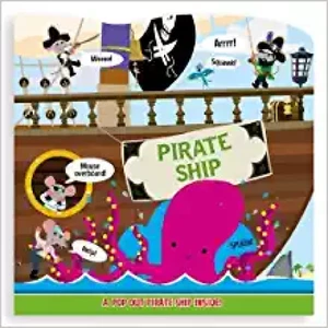 Pirate Ship Adventure Pop Out Book 3D Book to Read 4 Scenes Make Believe Imagine - Bild 1 von 9