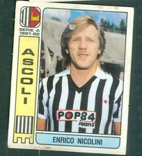 Panini Footballers 1981-82 Figure! N.7! Nicolini! (Ascoli) Great! Velina!