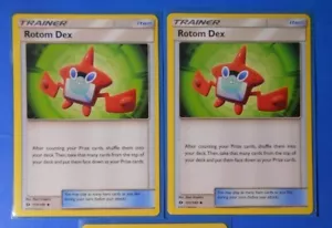 2x Rotom Dex 131/149 Pokemon tarjeta Sol y Luna poco común casi nuevo - Imagen 1 de 1