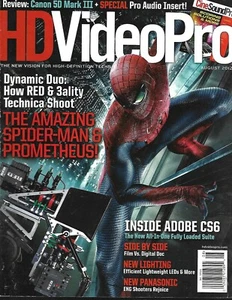 HD VIDEO PRO MAGAZINE AUG 2012, "AMAZING SPIDER-MAN" COVER. - Picture 1 of 1