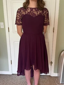 JJs House Prom Formal Dress Wedding Purple Size 6 - Picture 1 of 6