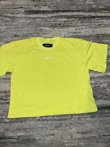 RLX Ralph Lauren T-Shirt Damen Gelb Oversized Crop Top Größe XS Neu ohne Etikett - Bild 1 von 4