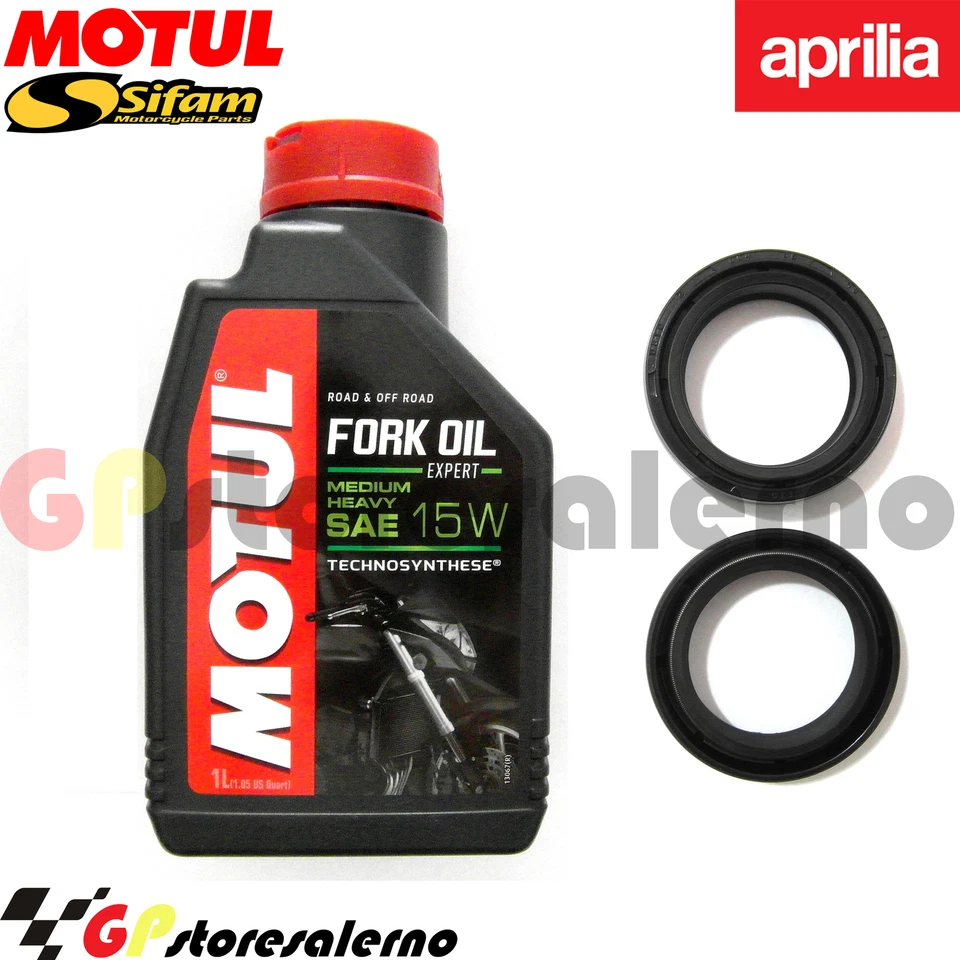 KIT OLIO FORCELLA 15W MOTUL + AR3304 PARAOLI SIFAM APRILIA 650 PEGASO 1998 Foto 1 de 1