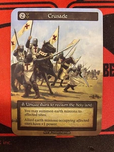 Sorcery Contested Realm Beta TCG einzigartige Erde Aura Kreuzzug Nichtfolie - Bild 1 von 2