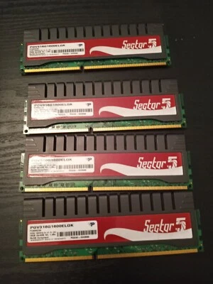Patriot 16GB (4 x 4GB) PGV316G1600ELQK PC3-12800 1600MHz DDR3 Desktop RAM - R739 - Image 1 of 4
