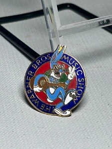 VTG 70s BUGS BUNNY The Warner Bros Music Show Enamel PROMO Pin Jimmy Buckles - Picture 1 of 8