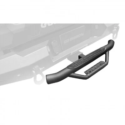 Paso de enganche de camión de acero redondo negro texturizado Go Rhino para receptores de 2" Foto 1 de 4