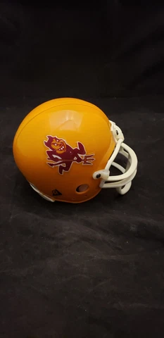 ARIZONA STATE SUN DEVILS SPAR THROWBACK NCAA Mini  Football Helmet  RIDDELL Cover