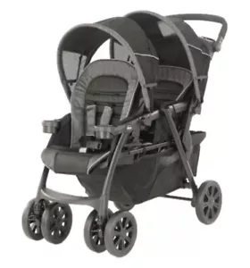 Chicco Cortina Together Double Stroller Minerale Black (LOCAL PICKUP ONLY) - Picture 1 of 5