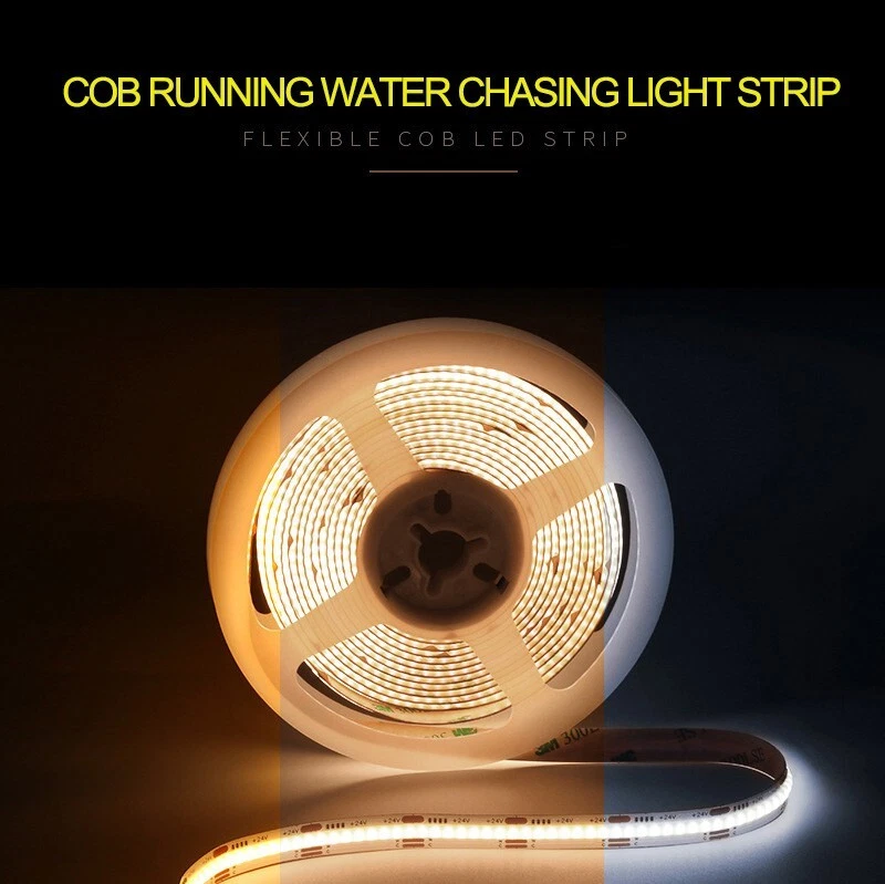 CCT WS2811 IC SPI COB Strip Light Addressable 576LED/m 2700K to 6500K 10mm Wide - Image 1 of 4