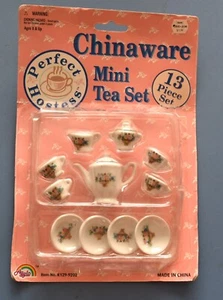 Mini set da tè cucina vintage perfetta casa delle bambole miniature K129-9202 - Foto 1 di 3