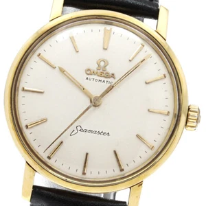 OMEGA Seamaster 18K Yellow Gold Silver Dial Automatic Men's Watch_848708 - Picture 1 of 6