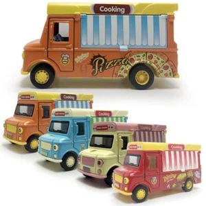 1/36 Food Truck Toy Model Car Diecast Metal Toy Cars Kids Toys for Boys Gifts - Picture 1 of 30