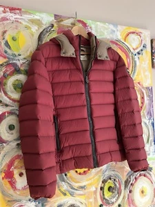 COLMAR Steppjacke, Daunen , abnehmbare Kapuze, Größe 50 rot, weinrot - Bild 1 von 7