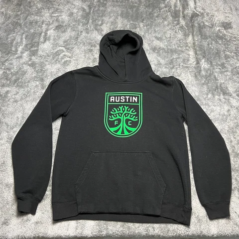 Austin FC Sweater Boys Extra Large Black Hoodie Soccer MLS Futbol Cover