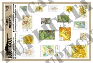 Diorama/Model Accessory - 1/48 Maps - Iraq War - Picture 1 of 3