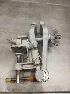 NOS Vintage Mini Jewelry Vise Clamp With Anvil Made In USSR Soviet Quality - Picture 1 of 9