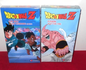 Dragon Ball Z SEALED VHS Lot (2) Kid Buu A New Beginning & Fusion Play For Time - Picture 1 of 3