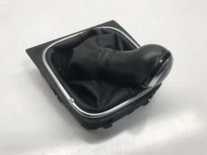 2012 VW GOLF JETTA RABBIT SHIFT TRIM BOOT KNOB BLACK OEM FACTORY MANUAL 6SPD - Picture 1 of 6