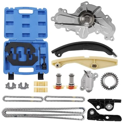 Kit de cadena de distribución bomba de agua para Ford Explorer Edge Lincoln 11-12 3,5 L 3,7 L Foto 1 de 2