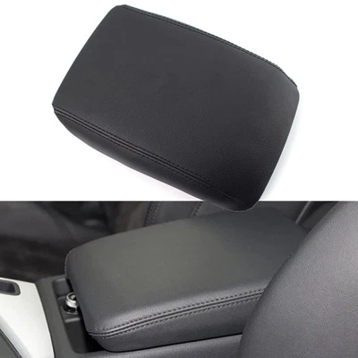 Leather Black Center Console Lid Armrest Cover For Audi A4 A5 B8 08-16 8K0864207 Foto 1 de 4