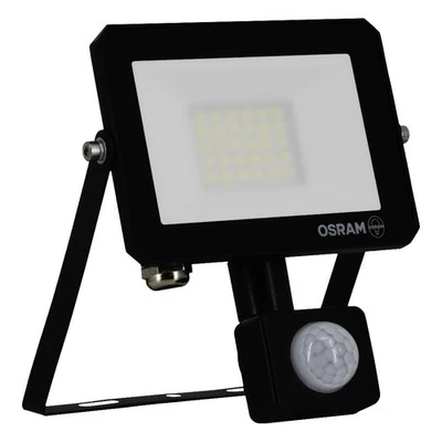 Osram LED Fluter LUX schwarz 3000K warmweißes Licht 20W IP65 mit Sensor - Bild 1 von 4