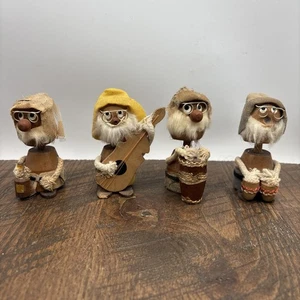 Vintage 4er Set Hillbilly Musiker von Kurt Adler Inc. Made in Japan Bobble - Bild 1 von 9