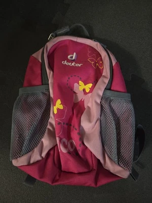 Deuter Pico Rucksack Kinder Kita Mädchen Pink Schmetterlinge  - Bild 1 von 4